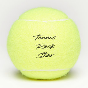 Pelotas De Tenis Jugador de Tennis Rock Star