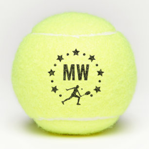 Pelotas De Tenis Jugador Estelar Monogramado