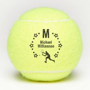 Pelotas De Tenis Jugador Estelar Monogramado