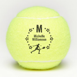 Pelotas De Tenis Jugador Estelar Monogramado