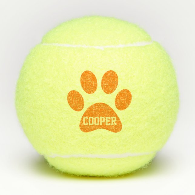 Pelotas De Tenis Juguete conocido personalizado impresión (Anverso)