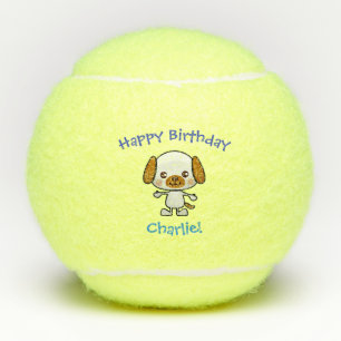 Pelotas De Tenis Juguete lindo Mascota de cachorros de perro Cumple