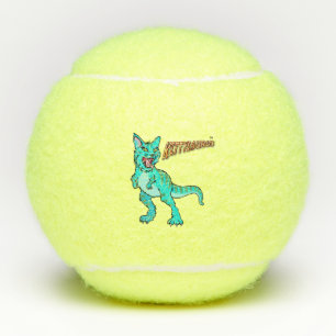 Pelotas De Tenis JUGUETE PARA PERRO KITTYSAURUS™ 'pelota masticable