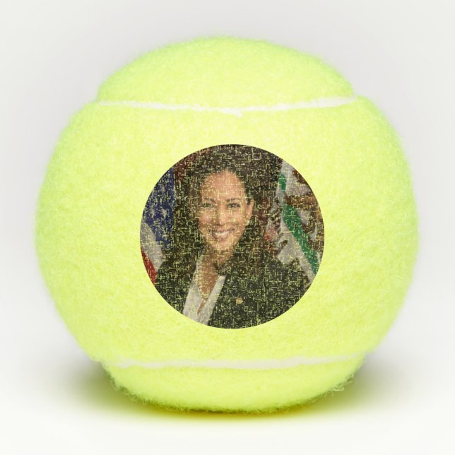 Pelotas De Tenis Kamala Harris Candidato a presidente US 2024 (Anverso)
