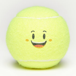 Pelotas De Tenis La cara de la Emoji emocional kawaii