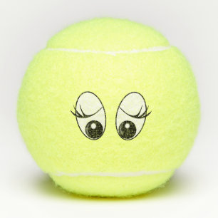 Pelotas De Tenis Las divertidas pistas de tenis con los ojos