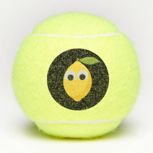 Pelotas De Tenis Limón, fruta dulce con ojos de googón