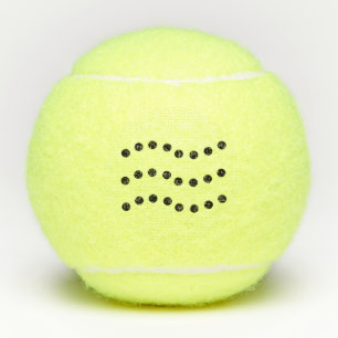 Pelotas De Tenis Líneas onduladas punteadas elegantes