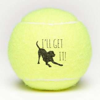 Pelotas De Tenis "¡Lo conseguiré!" Saltos de tenis para perros