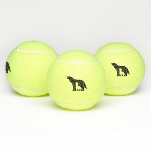 Pelotas De Tenis Lobos blancos y negros