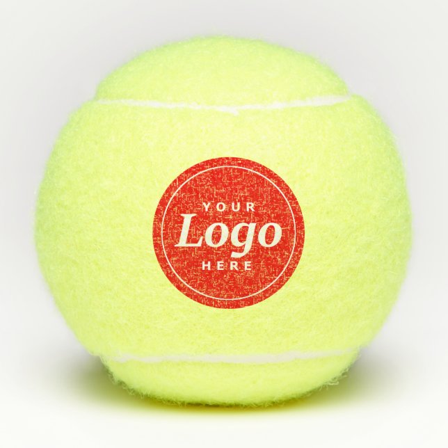 Pelotas De Tenis Logo de la Compañía redonda (Anverso)