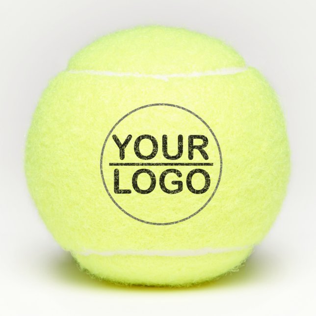 Pelotas De Tenis Logo del Personalizado de Tamplate (Anverso)