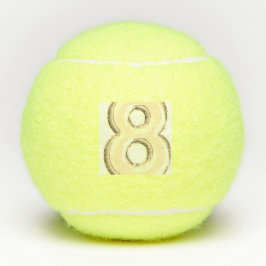 Pelotas De Tenis Logo Número 8 Impreso en Negrita Penn Campeonato D