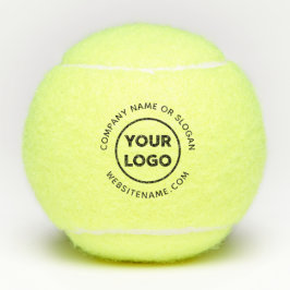 Pelotas De Tenis Logotipo comercial de personalizado y marca de tex