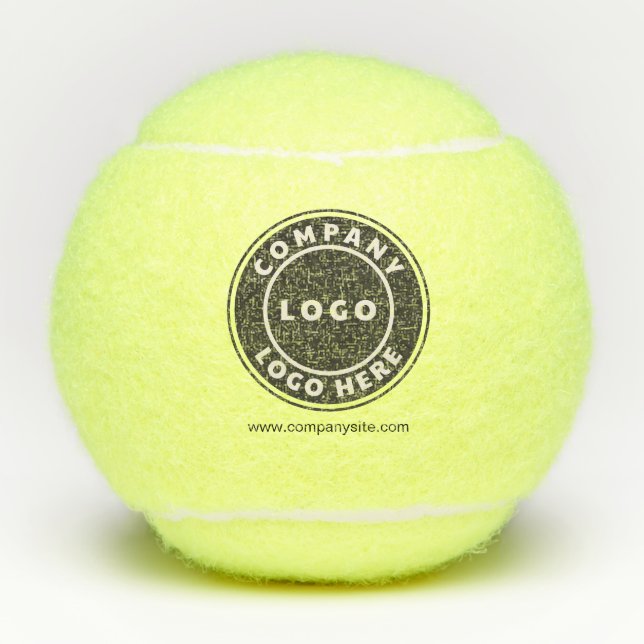 Pelotas De Tenis Logotipo comercial y Personalizado de Empleados de (Anverso)