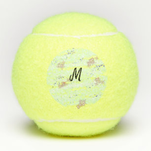 Pelotas De Tenis logotipo simple mínimo en monograma personalizado