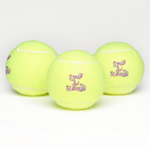 Pelotas De Tenis Los chicas del monograma de la letra E