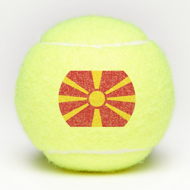 Pelotas De Tenis Macedonia del Norte (Anverso)