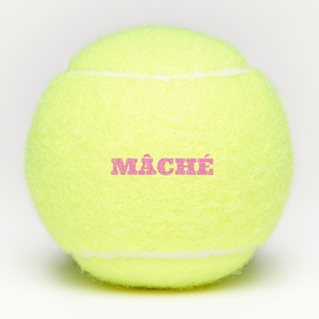 Pelotas De Tenis Mache Pink (Anverso)