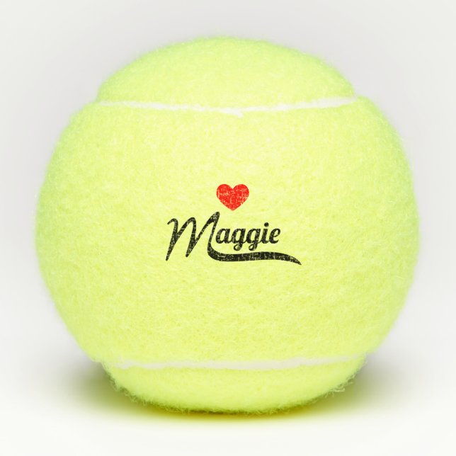 Pelotas De Tenis Maggie (Anverso)