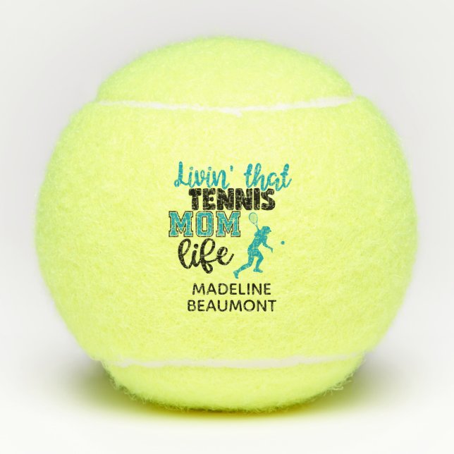 Pelotas De Tenis Mamá del Tenis (Anverso)