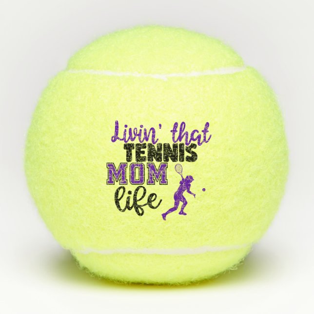 Pelotas De Tenis Mamá del Tenis (Anverso)