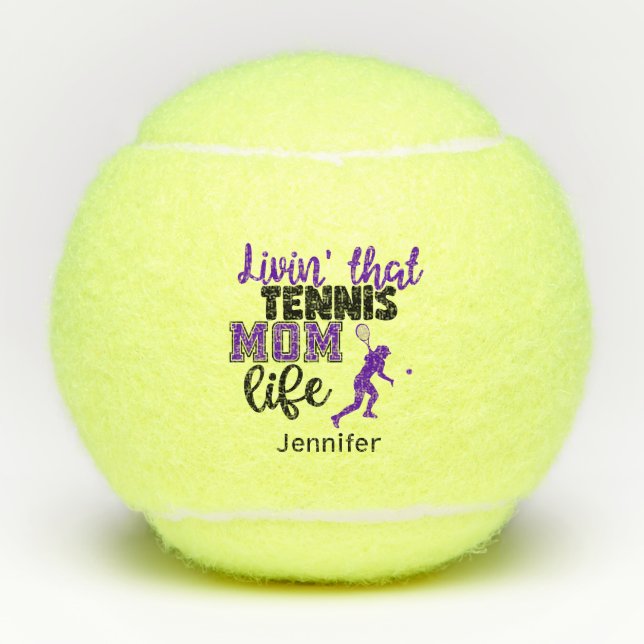 Pelotas De Tenis Mamá del Tenis (Anverso)