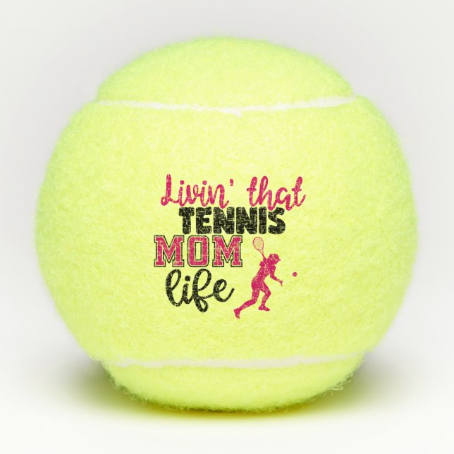 Pelotas De Tenis Mamá del Tenis (Anverso)
