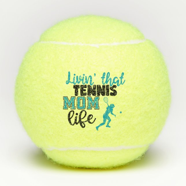 Pelotas De Tenis Mamá del Tenis (Anverso)
