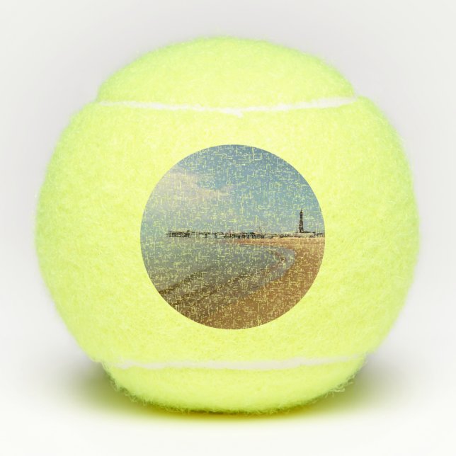 Pelotas De Tenis Mar de Blackpool (Anverso)