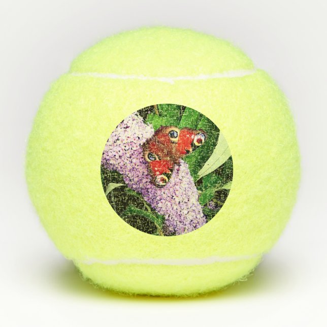 Pelotas De Tenis Mariposa roja (Anverso)