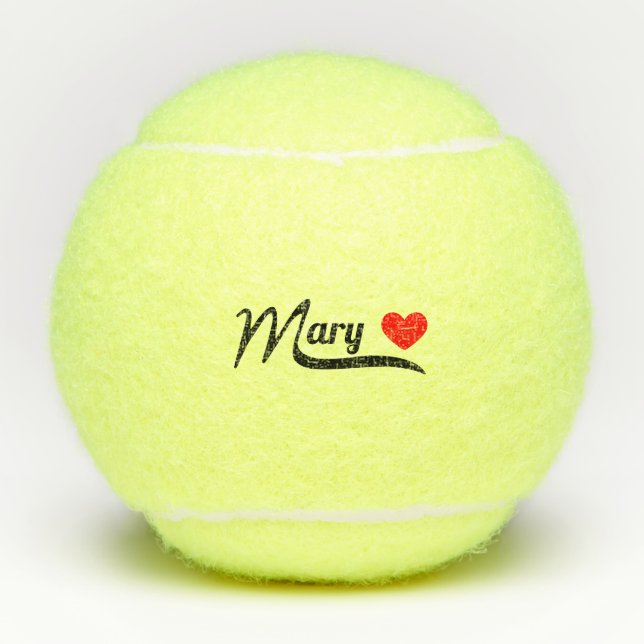 Pelotas De Tenis Mary (Anverso)