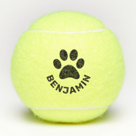 Pelotas De Tenis Mascota de impresión de hojas personalizadas Dog