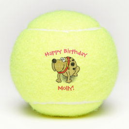 Pelotas De Tenis Mascota de perro Toy Cute Cumpleaños