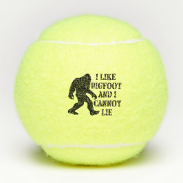 Pelotas De Tenis Me gusta Bigfoot y no puedo mentir