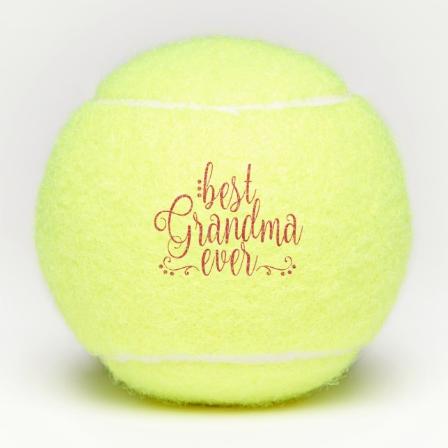 Pelotas De Tenis Mejor Abuela de la Historia (Anverso)
