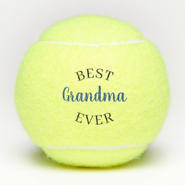 Pelotas De Tenis Mejor Abuela personalizado, Gigi Mamaw (Anverso)