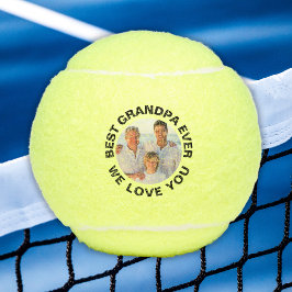 Pelotas De Tenis Mejor Abuelo de la Historia - Foto Personalizado