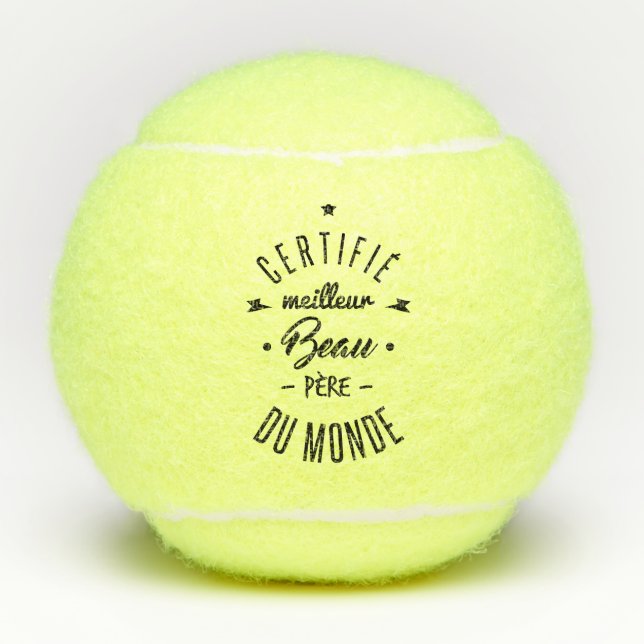 Pelotas De Tenis Mejor bonito papá (Anverso)