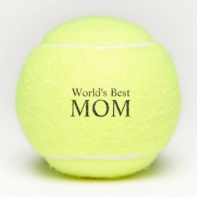 Pelotas De Tenis Mejor madre del mundo (Anverso)