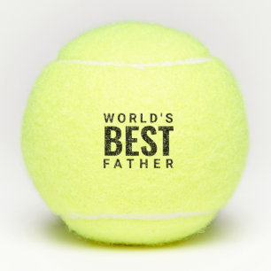 Pelotas De Tenis Mejor Padre del Mundo Personalizable