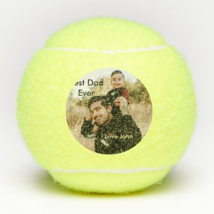 Pelotas De Tenis Mejor papá del mundo regalo de padre foto nombre s