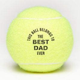 Pelotas De Tenis Mejor Papá Nunca