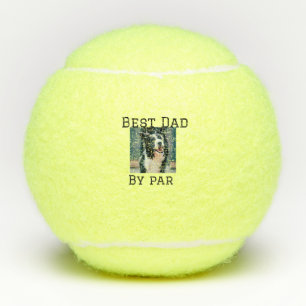 Pelotas De Tenis Mejor papá por mascota de perro de par. Foto moder