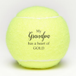 Pelotas De Tenis Mi abuelo tiene un corazón de oro