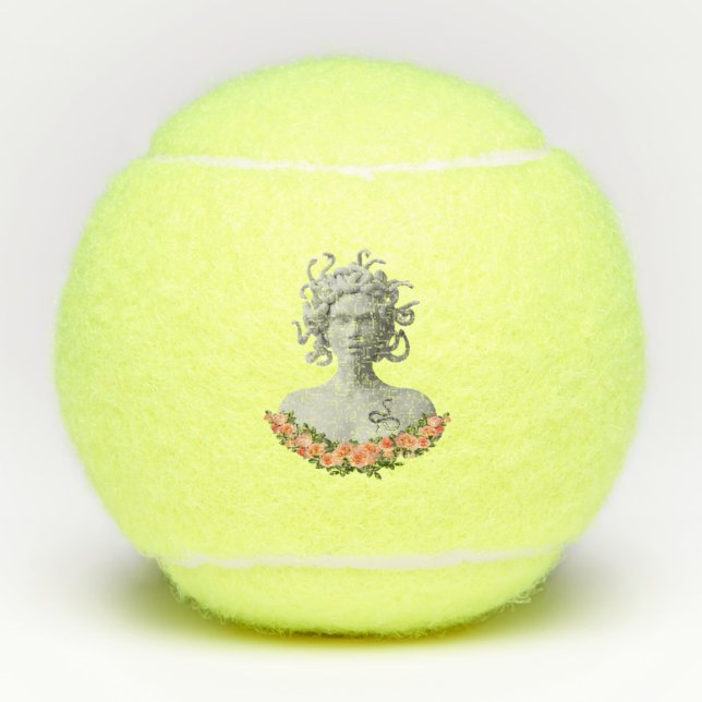 Pelotas De Tenis Mitología griega de Medusa Gorgon (Anverso)