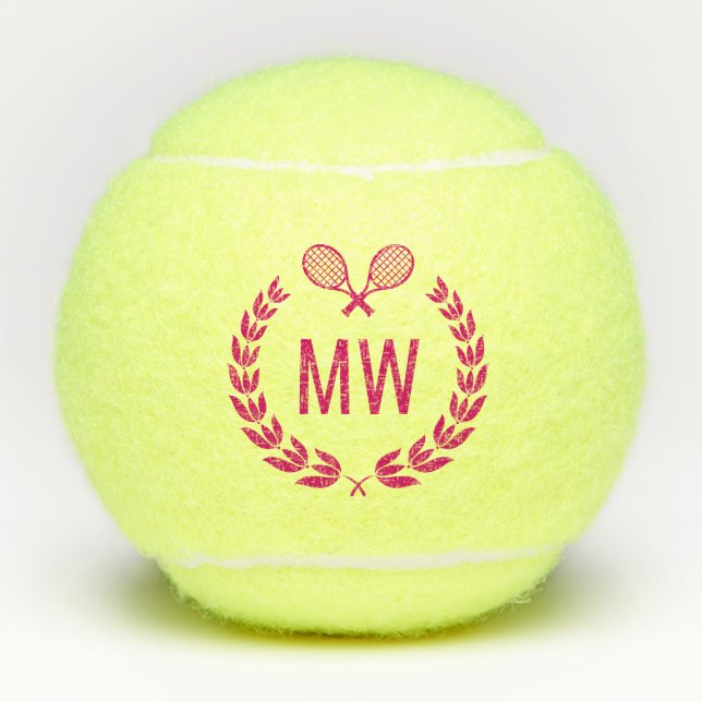 Pelotas De Tenis Moderno Personalizado (Anverso)