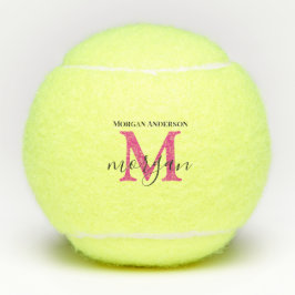 Pelotas De Tenis Monogram Tennis Gifts For Her Player Women Girls