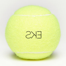 Pelotas De Tenis Monograma Invertido Moderno