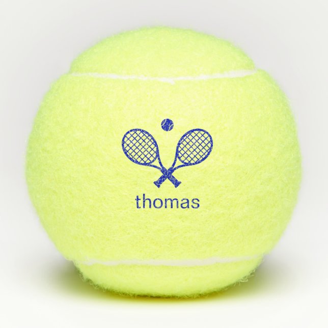 Pelotas De Tenis Monograma Moderno (Anverso)